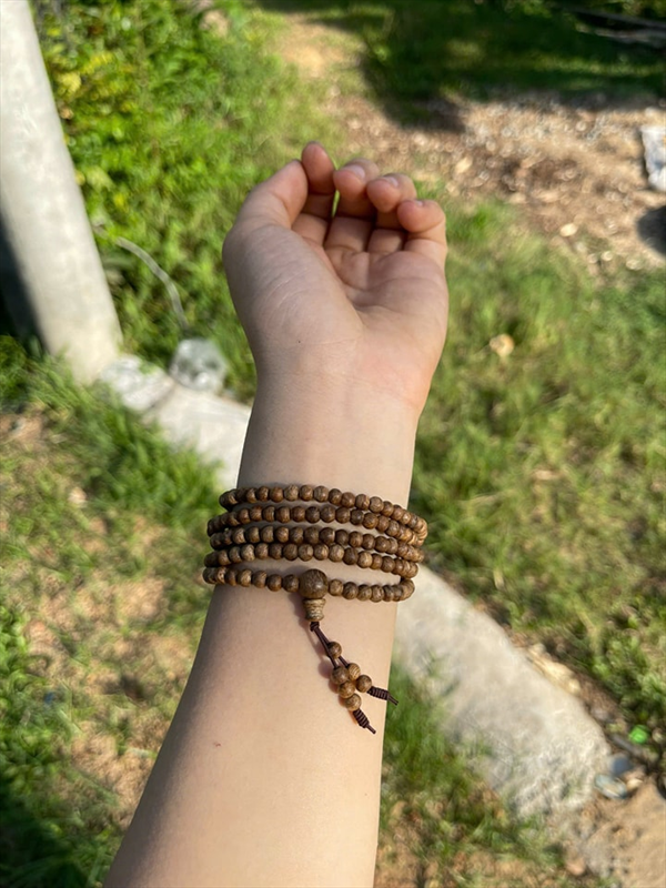 Chuỗi 216 hạt 4ly trầm tốc kiến lâu năm 