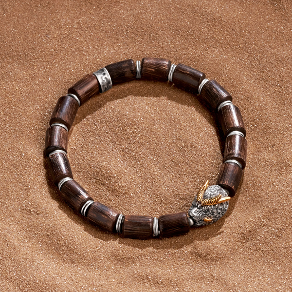 Vòng trầm hương 108 hạt cận chìm cao cấp